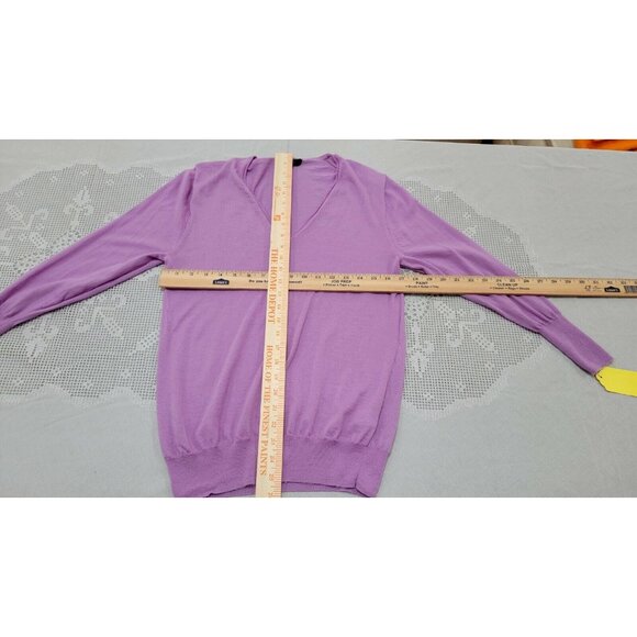 J.CREW WOMEN'S PINK LIGHTWEIGHT 100% MERINO WOOL  PULLOVER SIZE M  # 305 - Picture 5 of 7